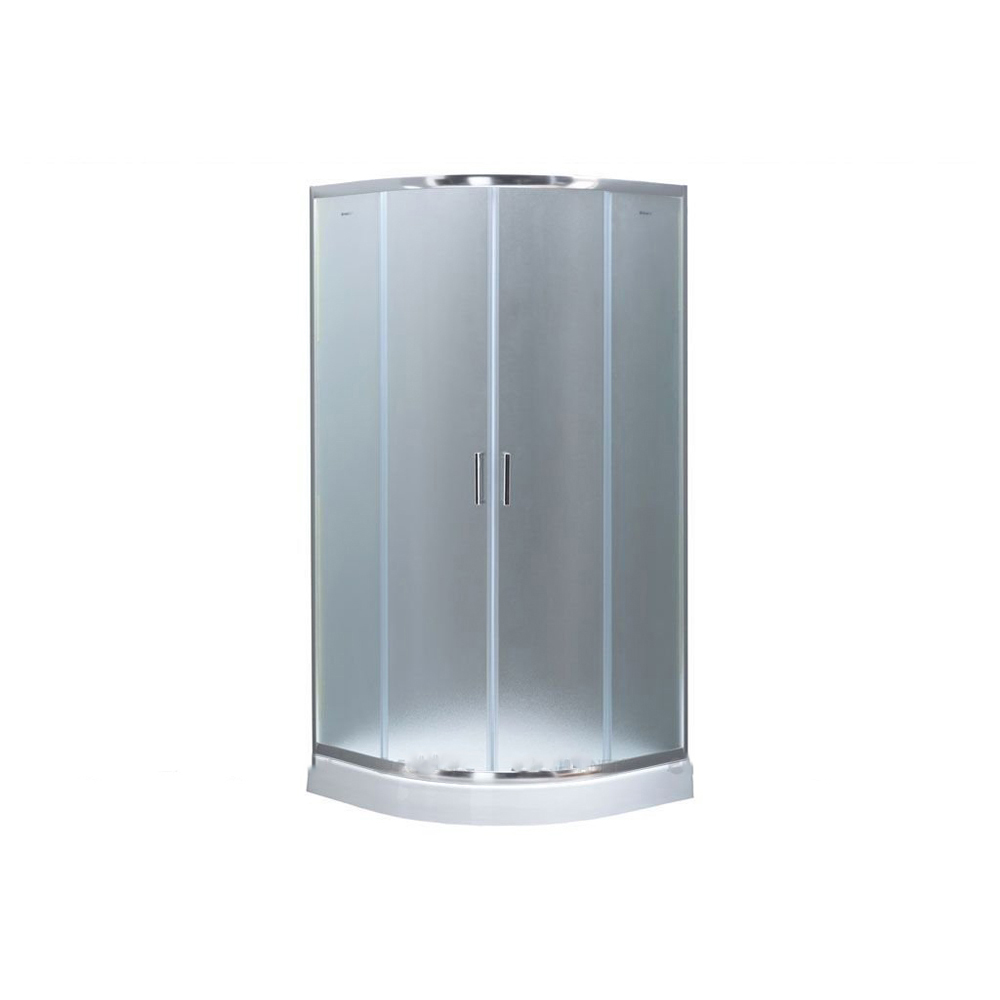 Душевой уголок Aquanet SE-900Q 90x90, стекло узорчатое без поддона, цвет хром 209404 - фото 1