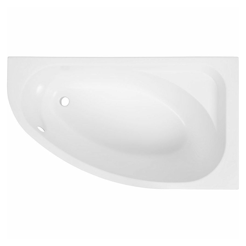 Акриловая ванна Aquanet Mia 140x80 R на каркасе, цвет белый 246884+246497 - фото 1