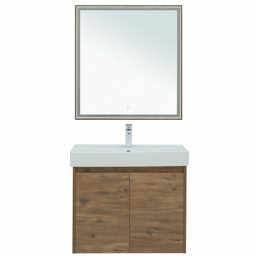 Комплект мебели для ванной Aquanet Nova Lite 00302537, цвет коричневый - фото 1