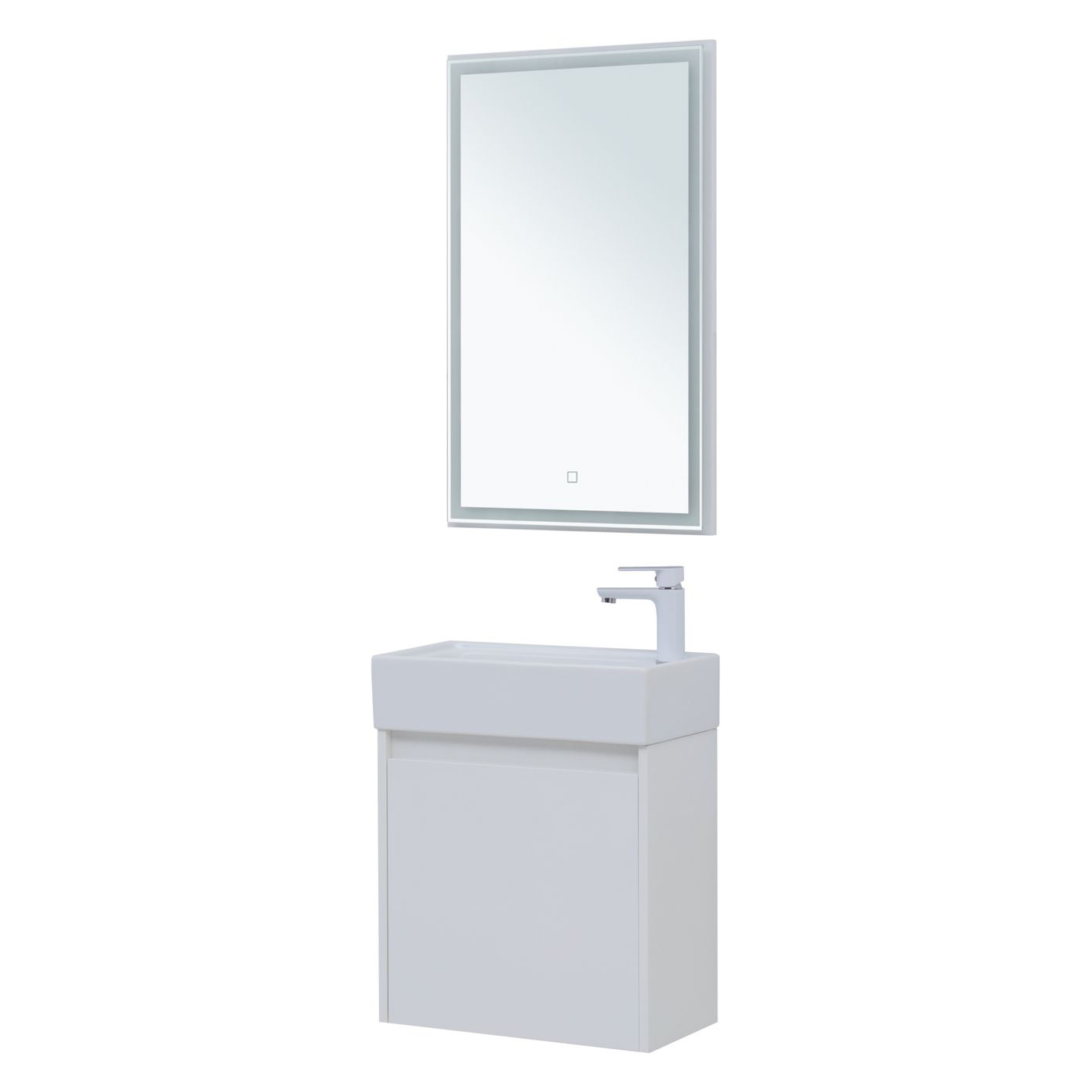 Комплект мебели для ванной Aquanet Nova Lite 00302531 зеркало для ванной aquanet nova lite 75 белый глянец
