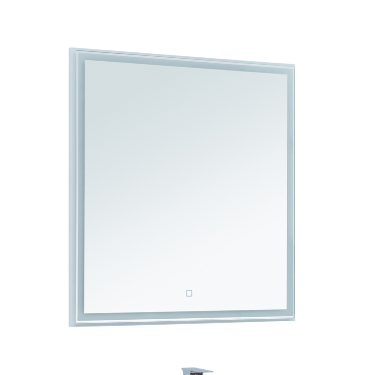 Зеркало для ванной Aquanet Nova Lite 75 белый глянец зеркало для ванной aquanet виктория 120 черное глянец золото