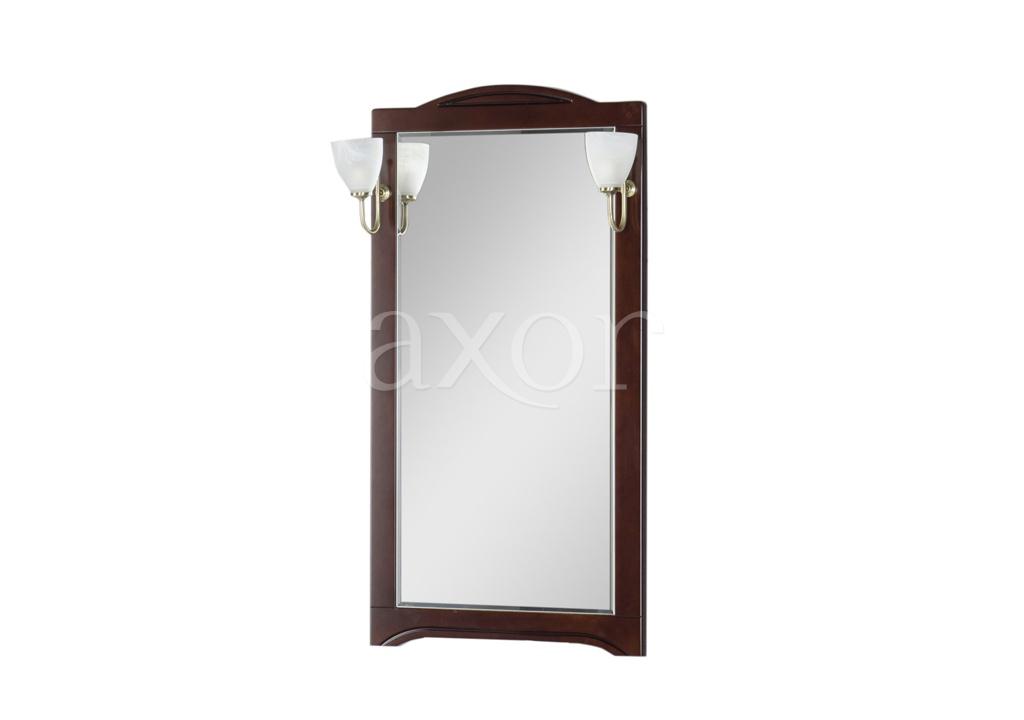 Зеркало для ванной Aquanet Луис 65 темный орех зеркало для ванной aquanet луис 65 белое без отверстий под светильники