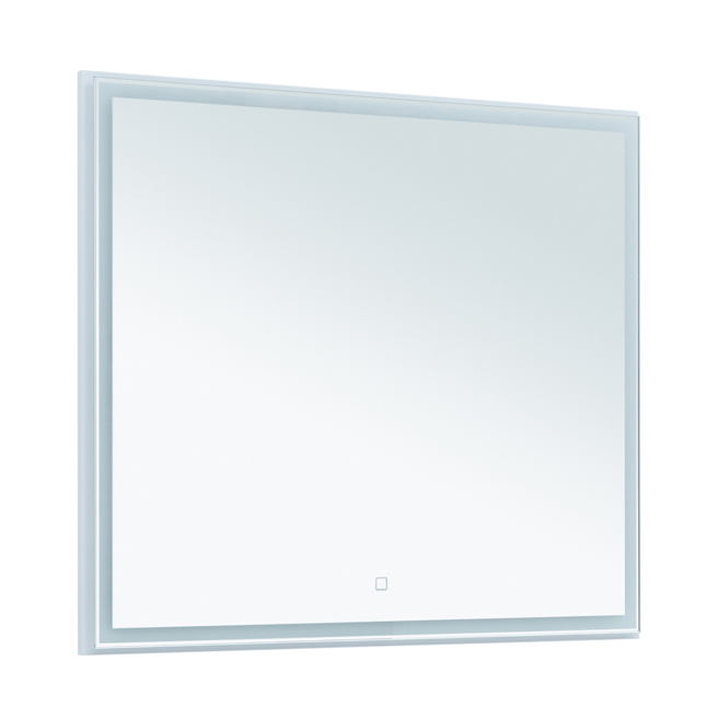Зеркало для ванной Aquanet Nova Lite 90 белый глянец зеркальный шкаф для ванной aquanet остин 75 белый глянец