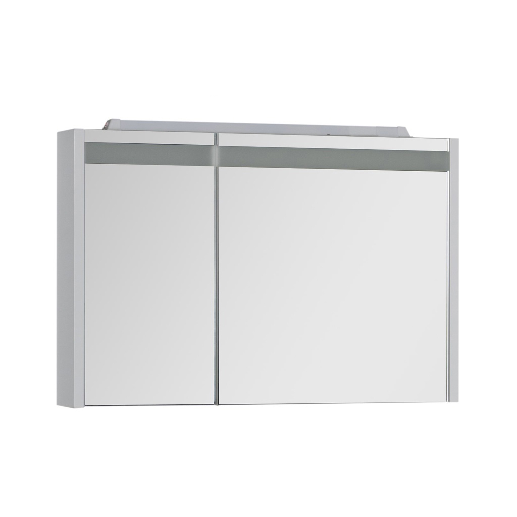 Зеркальный шкаф для ванной Aquanet Лайн 90 R со светильником зеркальный шкаф для ванной corozo верона 65 универсальное лайн