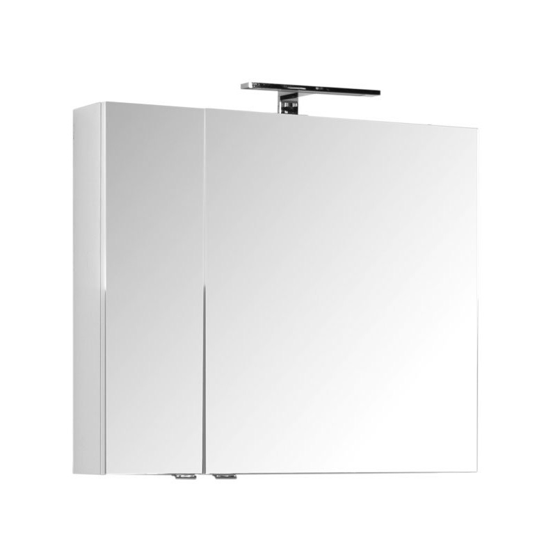 Зеркальный шкаф для ванной Aquanet Порто 80 белый
