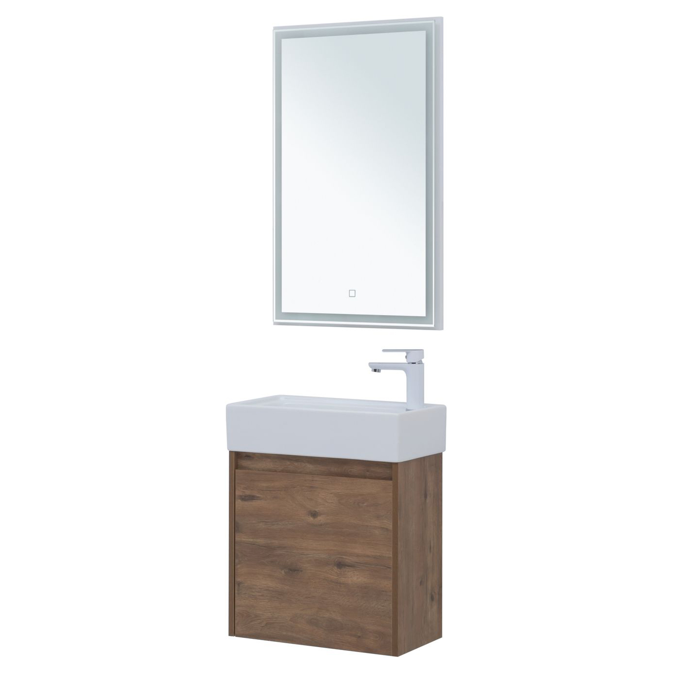 Комплект мебели для ванной Aquanet Nova Lite 00302530, цвет коричневый - фото 1