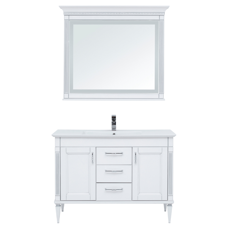 Комплект мебели для ванной Aquanet Селена 00233127 зеркало мебелик селена серый п0004683