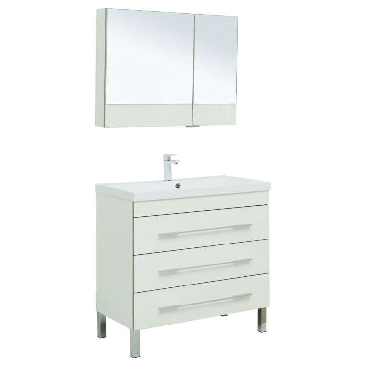 Комплект мебели для ванной Aquanet Верона 00287660, цвет белый - фото 1