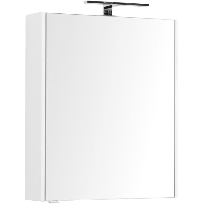 Зеркальный шкаф для ванной Aquanet Палермо 60 белый глянец