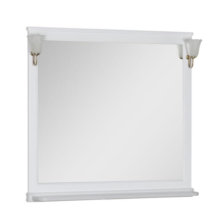 Зеркало для ванной Aquanet Валенса 110 белое матовый зеркало для ванной aquanet валенса 80 каркалет серебро