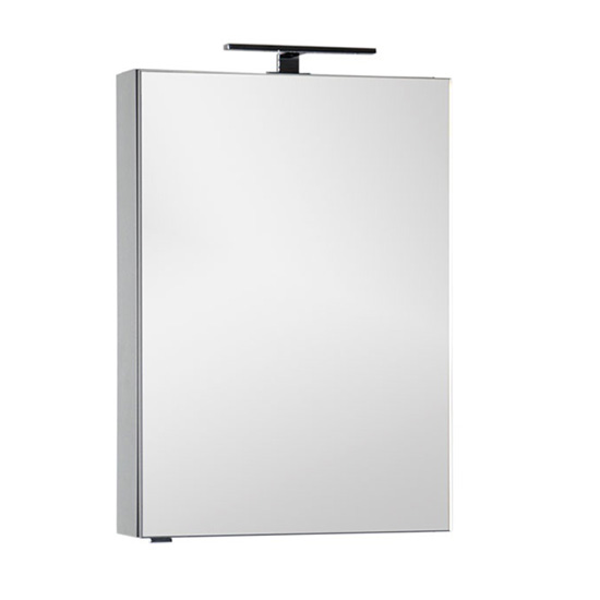 Зеркальный шкаф для ванной Aquanet Алвита 60 серый антрацит