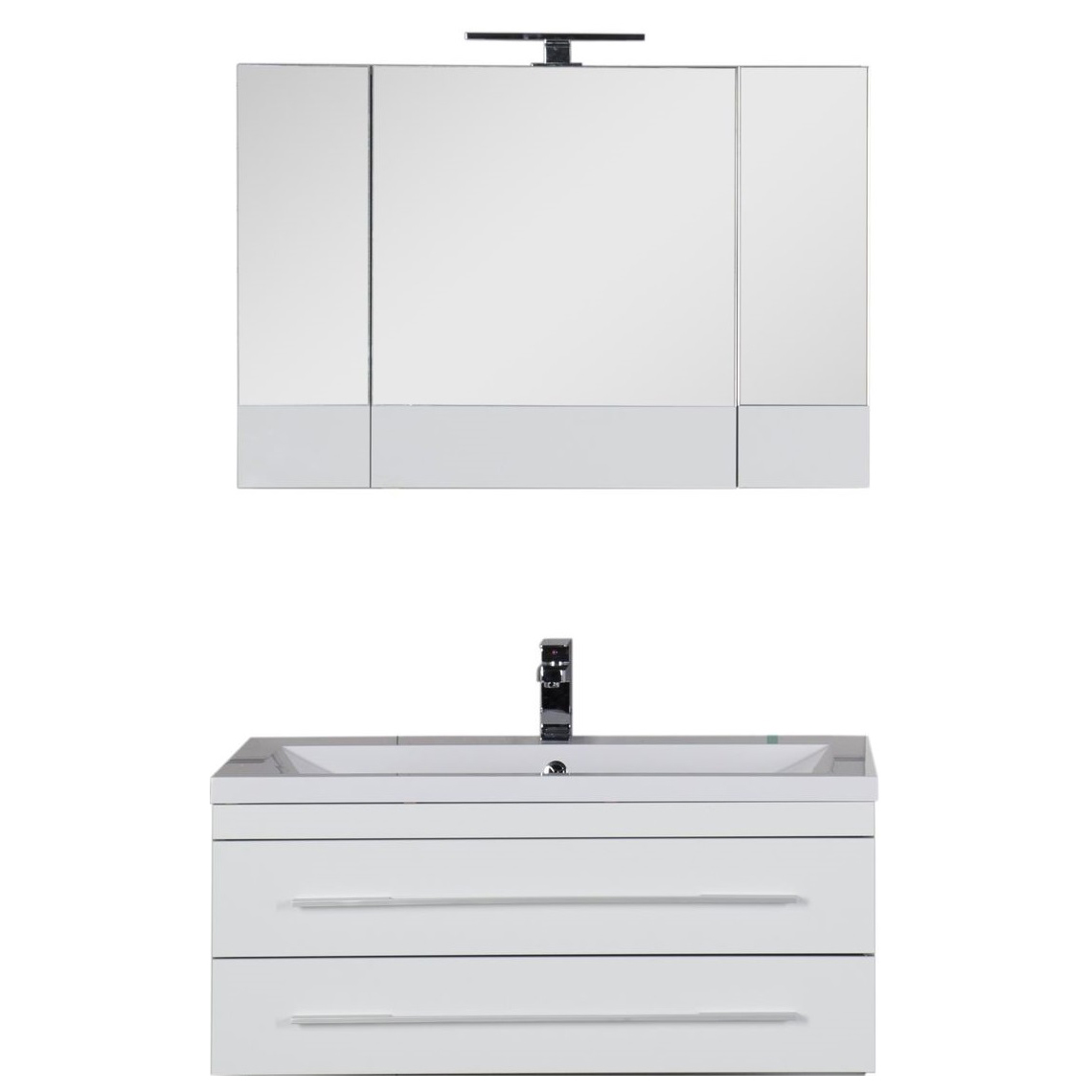 Комплект мебели для ванной Aquanet Верона 100.2 175467, цвет белый