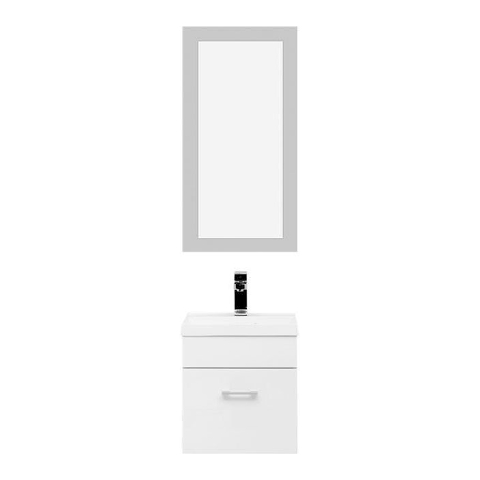 Комплект мебели для ванной Aquanet Нота 00231063, цвет белый - фото 1