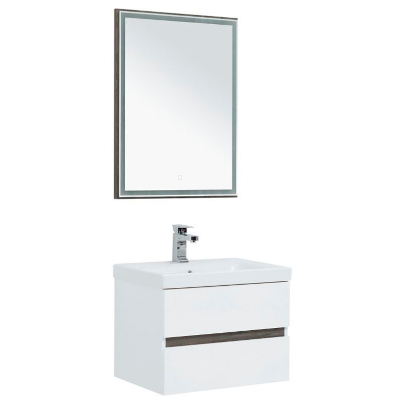 Комплект мебели для ванной Aquanet Беркли 00258906, цвет белый - фото 1