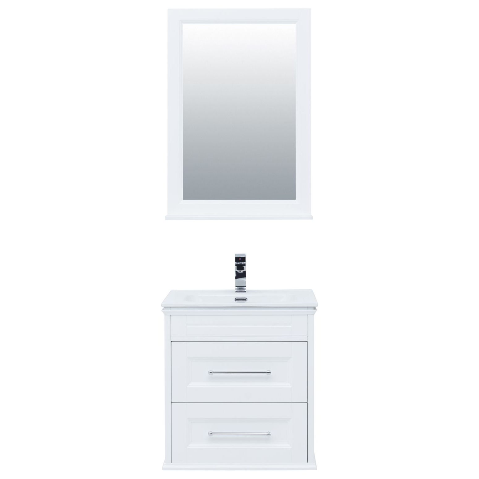 Комплект мебели для ванной Aquanet Бостон 00210629 матовый зеркало для ванной акватон бостон 75