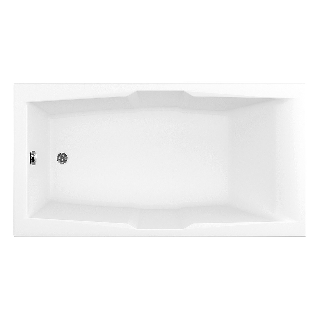 Акриловая ванна Aquanet Vega 190х100 без гидромассажа, цвет белый 204046 - фото 1