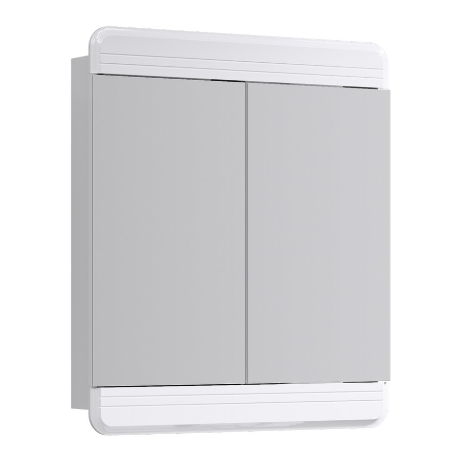 Зеркальный шкаф Aqwella Корсика В7-з белый Kor.04.07 - фото 1