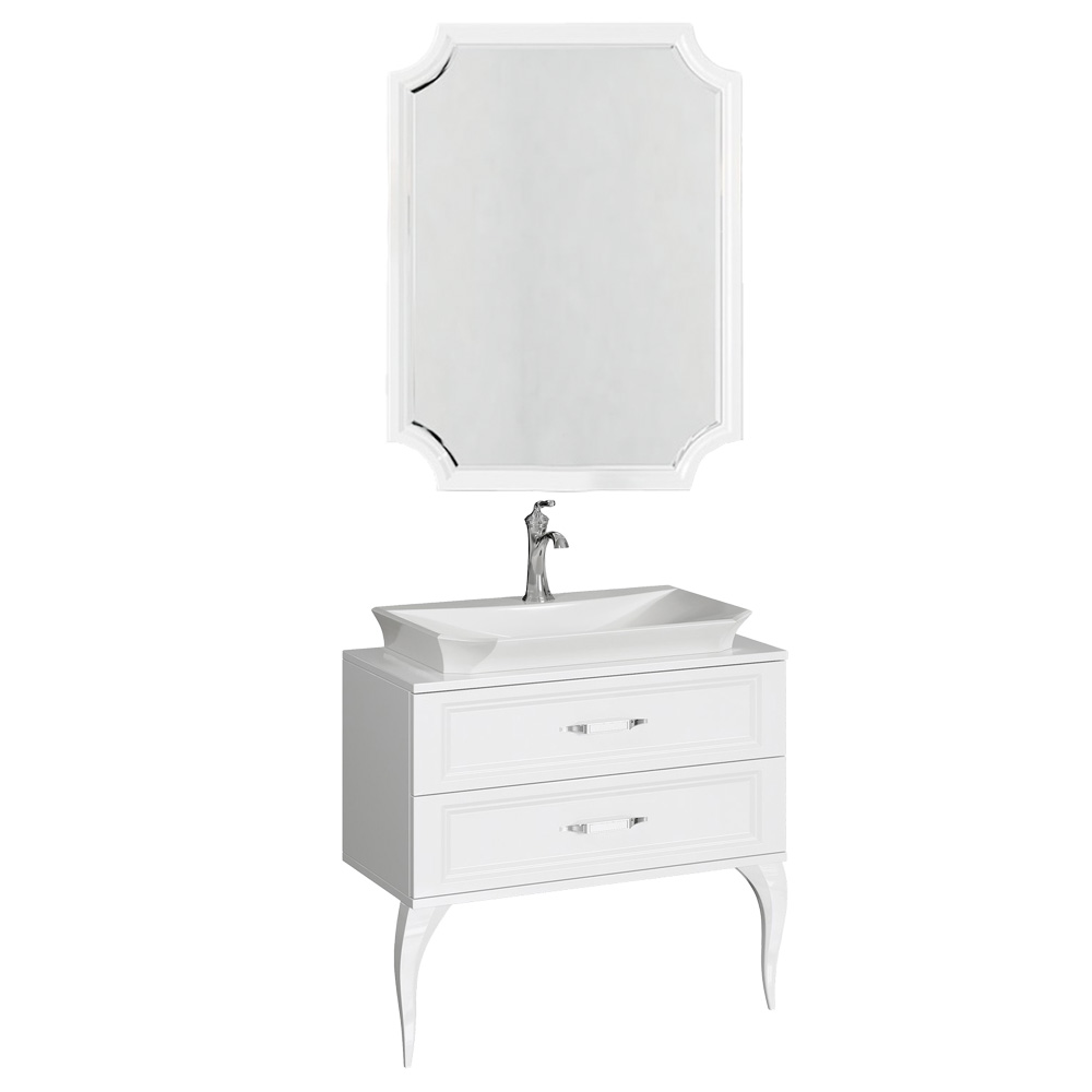 Мебель для ванной Aqwella LaDonna T8/W белый пенал для ванной aqwella ladonna 40 lad0504w