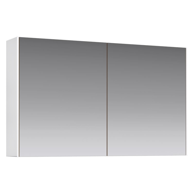 Зеркальный шкаф для ванной Aqwella Mobi 100 белый MOB0410+MOB0717W - фото 1
