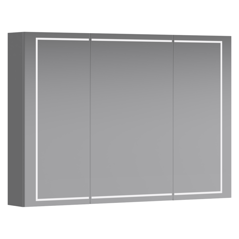 Зеркальный шкаф Aqwella Simplex 100, цвет белый