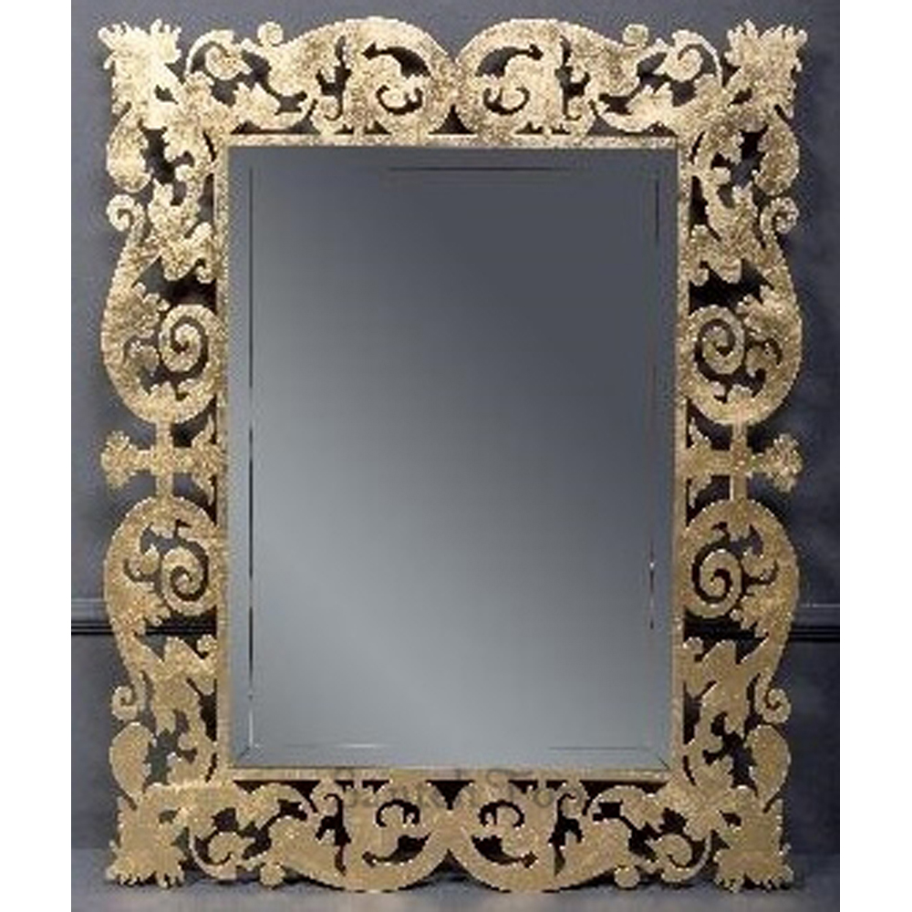 Зеркало для ванной Armadi Art Caprice 80 поталь золото