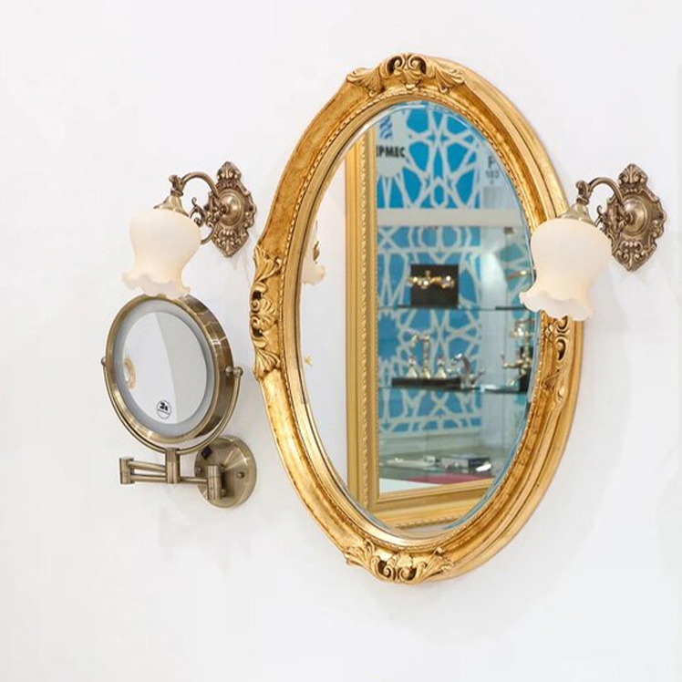 Зеркало для ванной Armadi Art NeoArt 85 золото эмаль