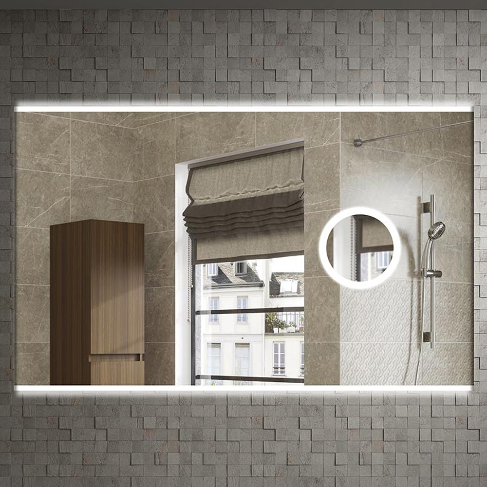 Зеркало для ванной Armadi Art Vallessi 100х70 с увеличением зеркало для ванной armadi art vallessi 80х80 с полочкой