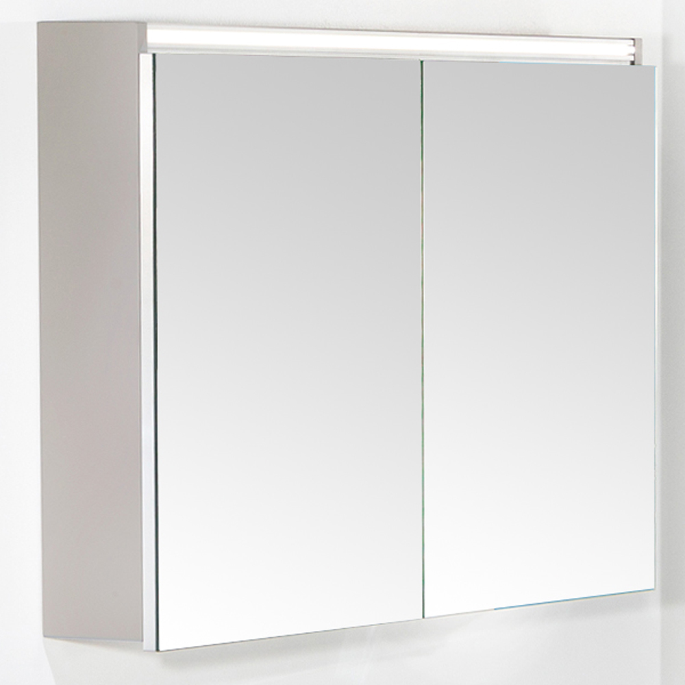 Зеркальный шкаф для ванной Armadi Art Vallessi 100 кашемир матовый