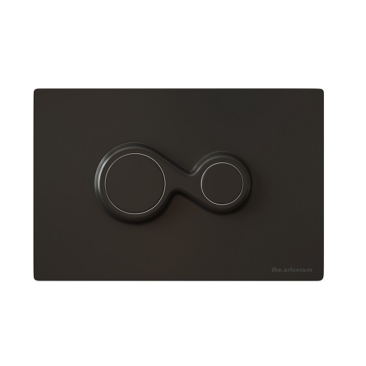 Кнопка для инсталляции ArtCeram Monet 701.000.17, цвет черный - фото 1