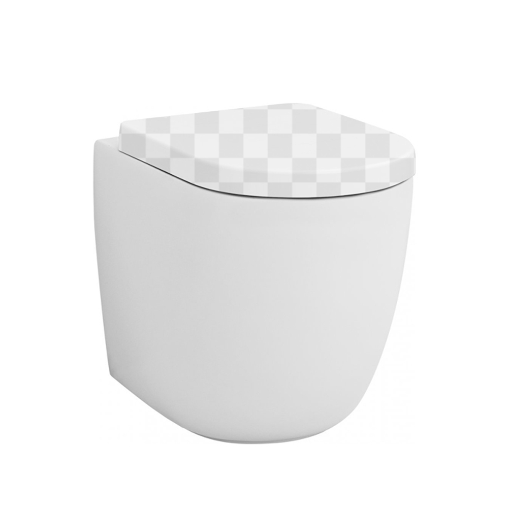Приставной унитаз ArtCeram File 2.0 FLV005 01 30 белый без сиденья стол журнальный приставной мебелик неро 3 белый ясень п0005632
