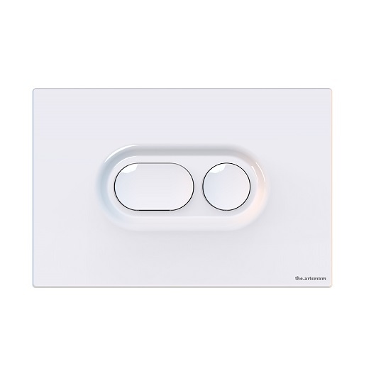 Кнопка для инсталляции ArtCeram Atelier 702.000.05, цвет белый - фото 1