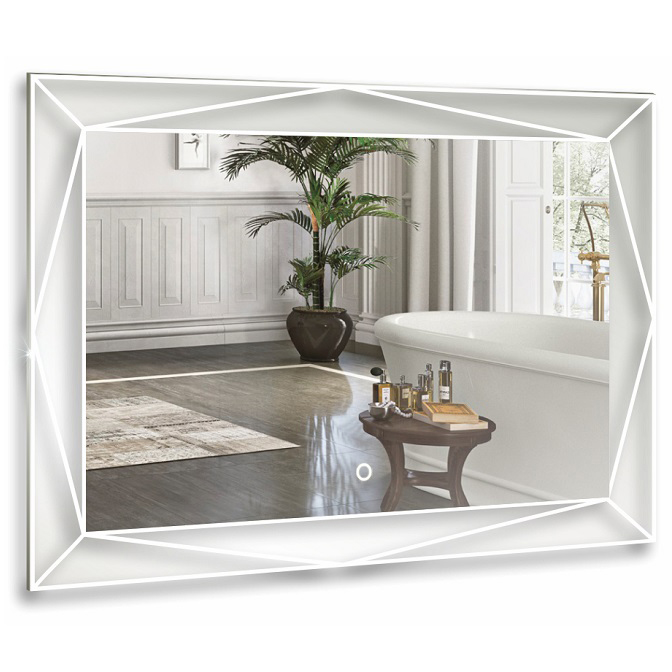 Зеркало для ванной Azario Креатив 80 ФР00001401, цвет без цвета (просто зеркальное полотно) - фото 1
