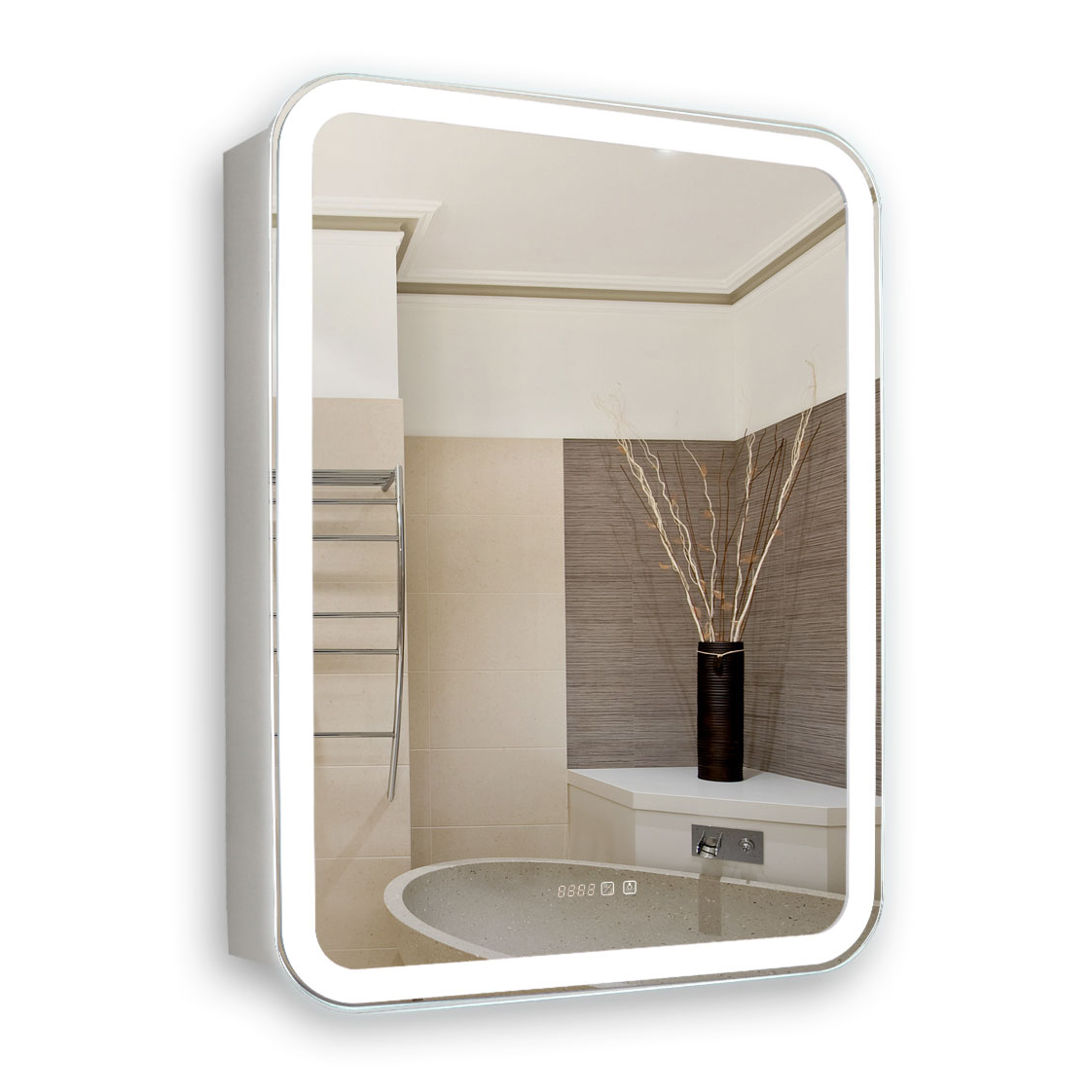 Зеркальный шкаф для ванной Azario Фиджи 50 LED00002361