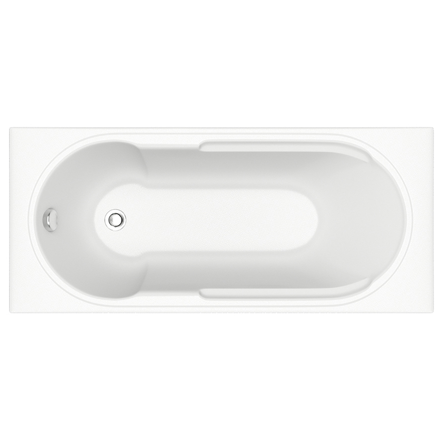 Акриловая ванна Bas Гоа 160x70 без гидромассажа, цвет белый В 00064 - фото 1