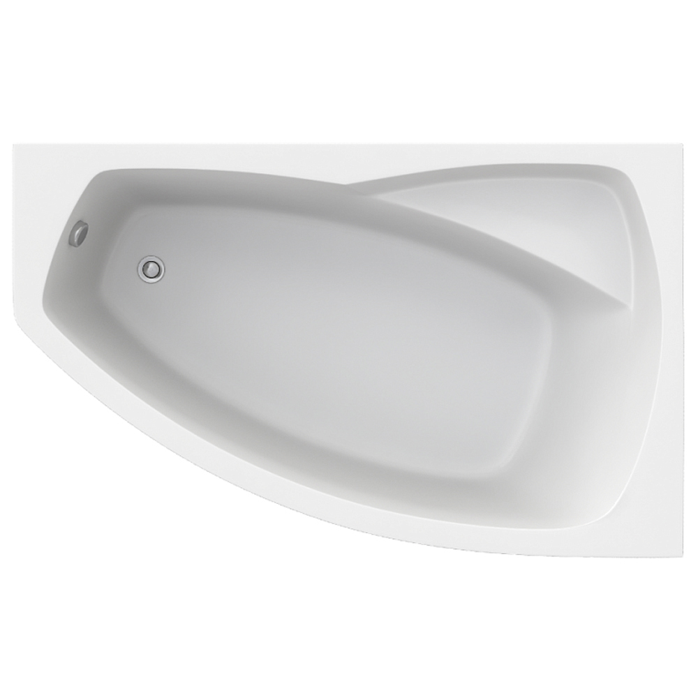 Акриловая ванна Bas Камея 170x105 R без гидромассажа, цвет белый В 00122 - фото 1