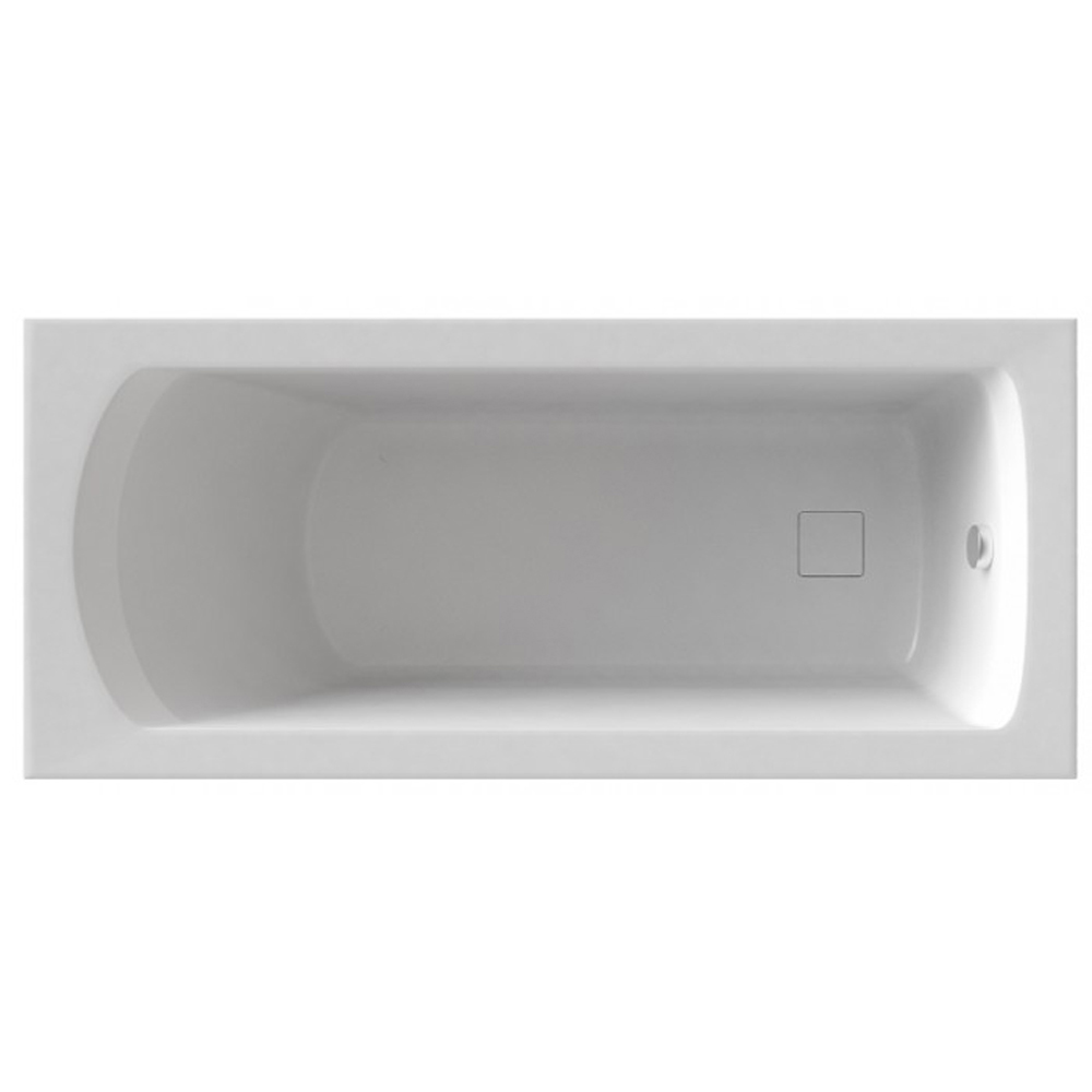 Акриловая ванна Bas Аякс 160х70 без гидромассажа, цвет белый В 00129 - фото 1