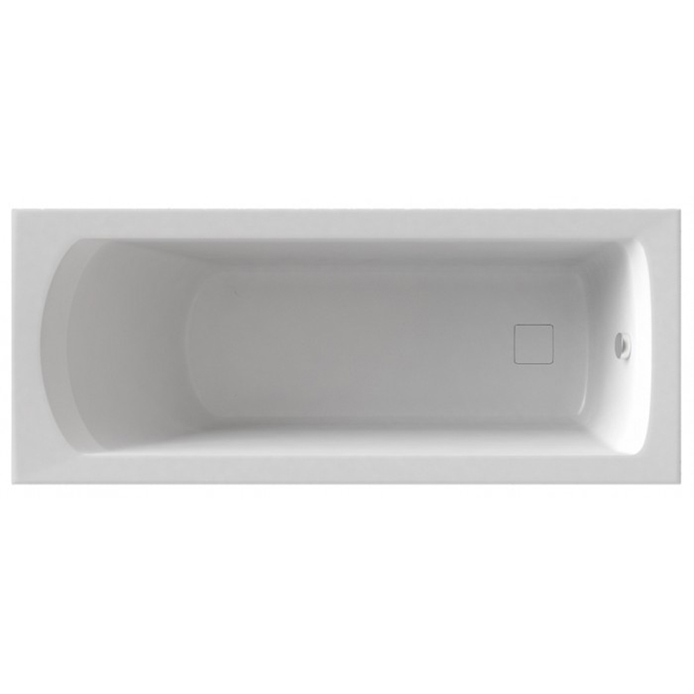 Акриловая ванна Bas Аякс 170х70 без гидромассажа, цвет белый В 00130 - фото 1
