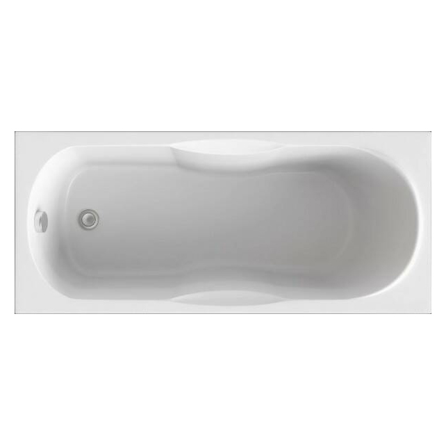 Акриловая ванна Bas Рио 170х70 без гидромассажа, цвет белый ЗВ00127 - фото 1