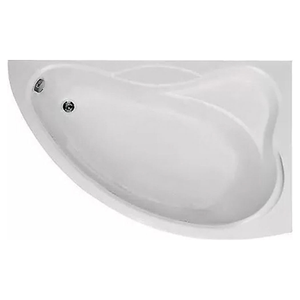 Акриловая ванна Bas Вектра 150х90 R без гидромассажа, цвет белый В 00008 - фото 1
