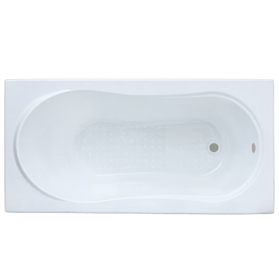 Акриловая ванна Bas Лима ST. 130х70 на каркасе, цвет белый ЗВ00021+К 00050 - фото 1