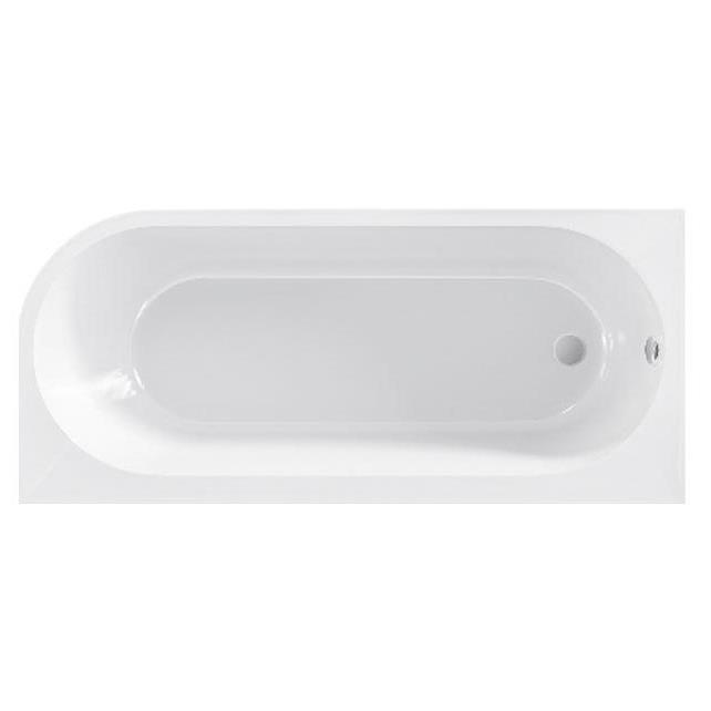 Акриловая ванна Bas Веста 170х75 правая на каркасе, цвет белый