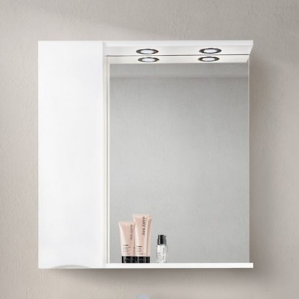 

Зеркало для ванной BelBagno Marino SPC-800/750-1A-BL-P-L Bianco Lucido, Белый