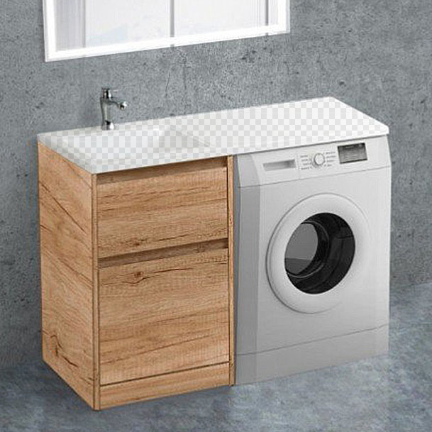 

Тумба под раковину BelBagno Kraft LVD-580/1200-2C-PIA-RNN Rovere Nebrasca Nature, Светлое дерево
