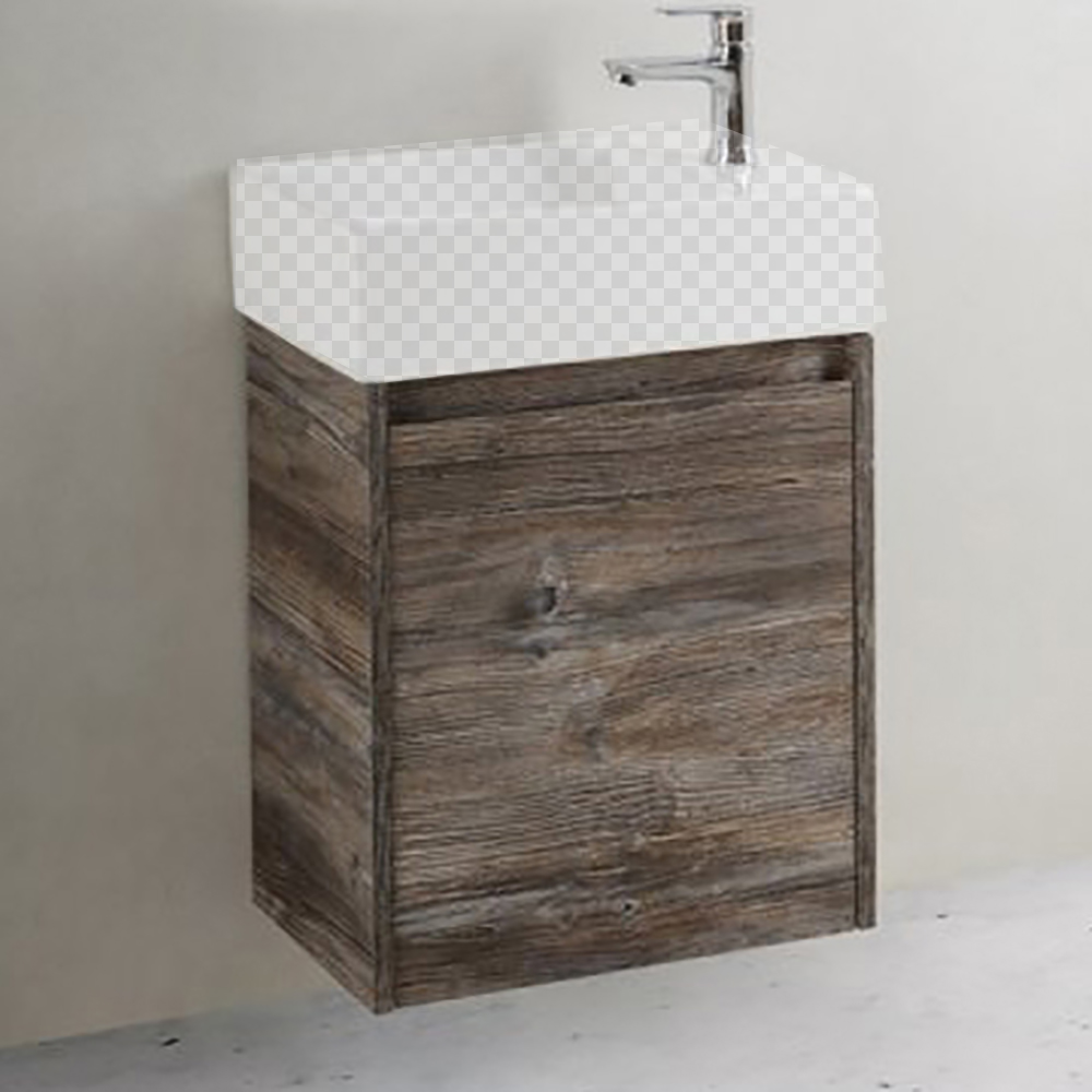 

Тумба под раковину Belbagno Kraft Mini 500/260-1A-SO-PP-L Pino Pasadena, Темное дерево