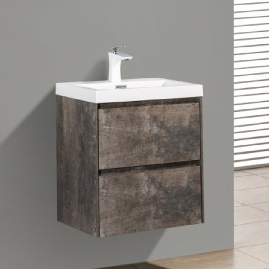 Тумба с раковиной BelBagno Pietra Mini-500-2C-SO-PT Stone тумба с раковиной belbagno pietra mini 460 1a so bl l bianco lucido