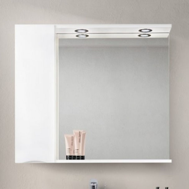 Зеркало для ванной BelBagno Marino SPC-900/750-1A-BL-P-L Bianco Lucido