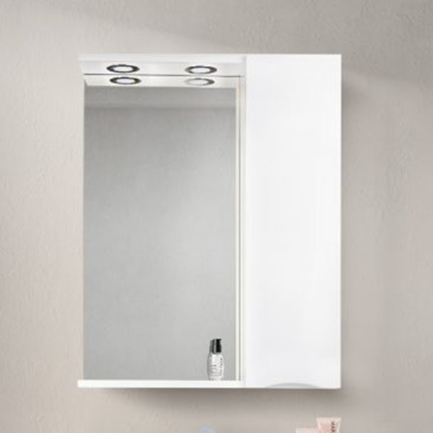 Зеркало для ванной BelBagno Marino SPC-600/750-1A-BL-P-R Bianco Lucido