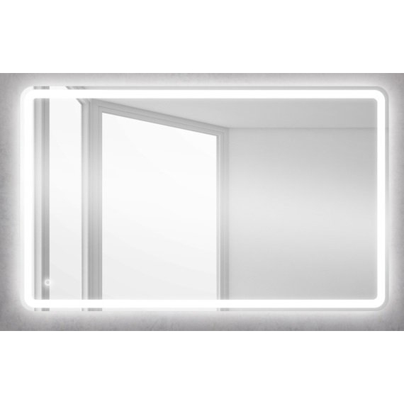 Зеркало для ванной BelBagno SPC-MAR-1000-600-LED-TCH зеркало настенное glasar серебристое 22х2х60 см