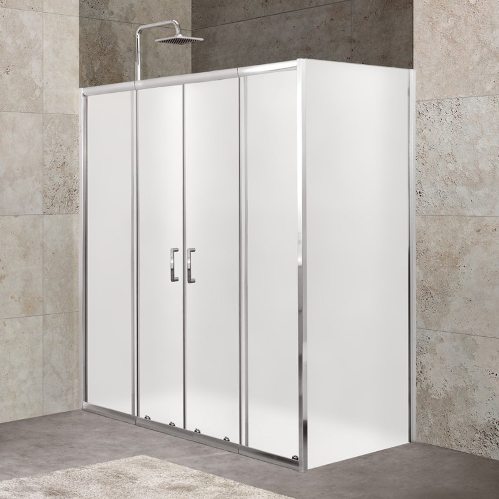 

Душевой уголок Belbagno Unique AH-21-170/200-80-M-Cr без поддона, Матовый