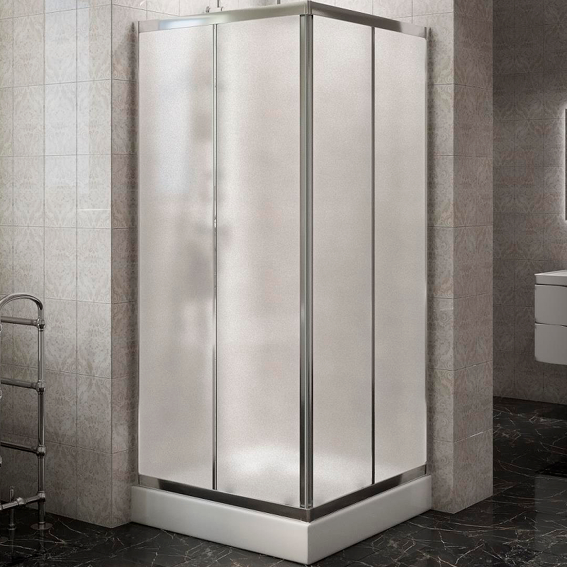 Душевой уголок BelBagno 90х90 DUE-A-2-90-P-Cr